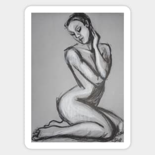 Posture 1 - Female Nude Sticker